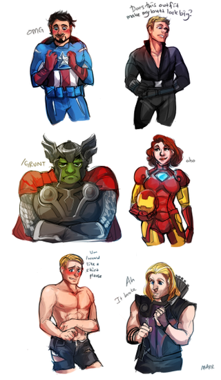 Illustration for article titled Mighty Cute Avengers: The Most Adorable Avengers Fan Art Ever!